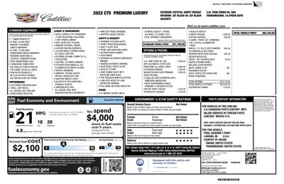 2022 Cadillac CT5 Premium Luxury