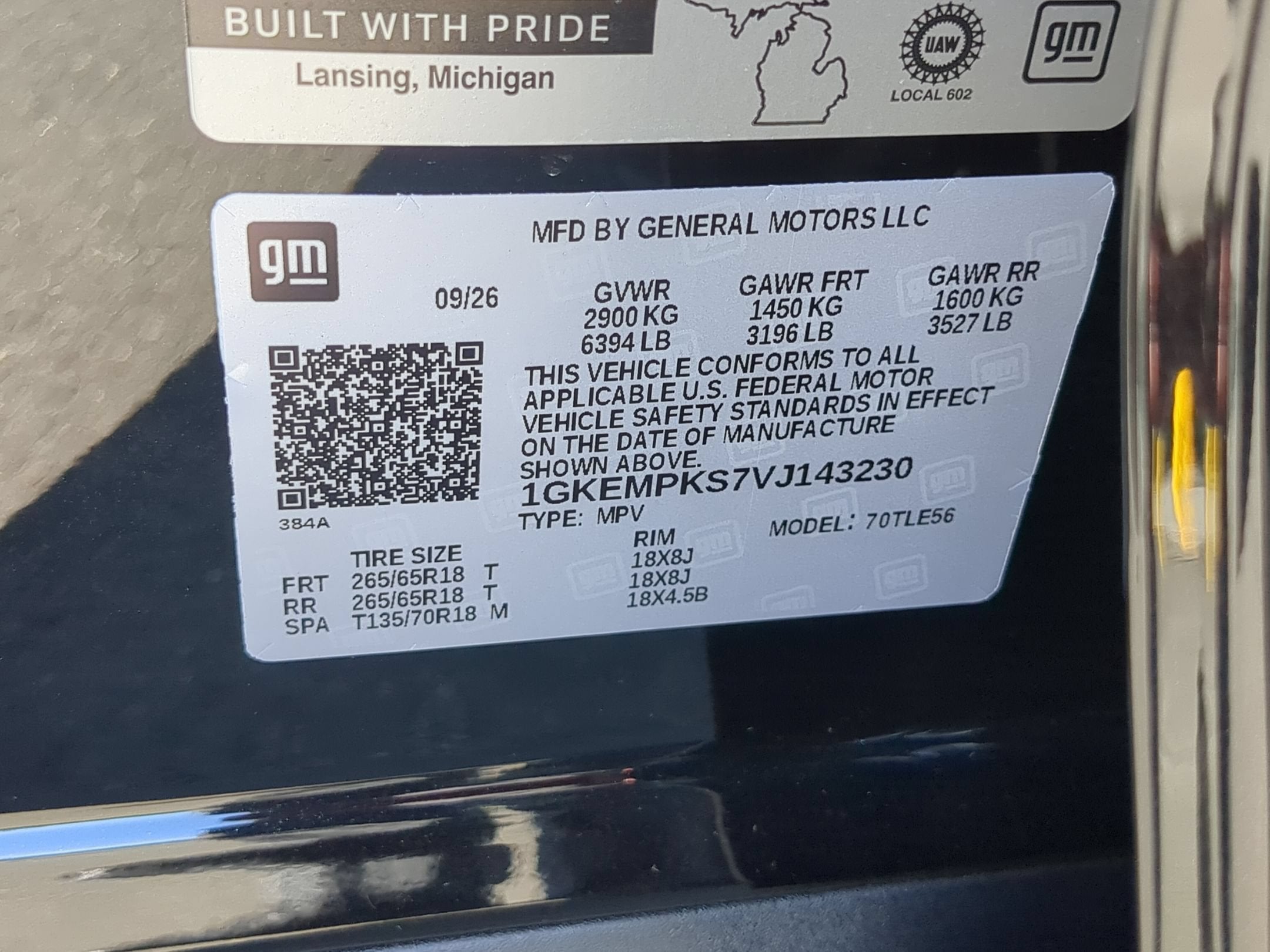 2027 GMC Acadia AT4