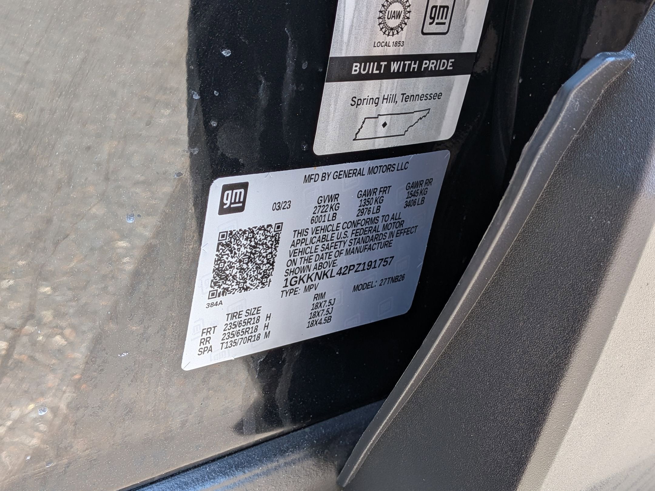 2023 GMC Acadia SLE