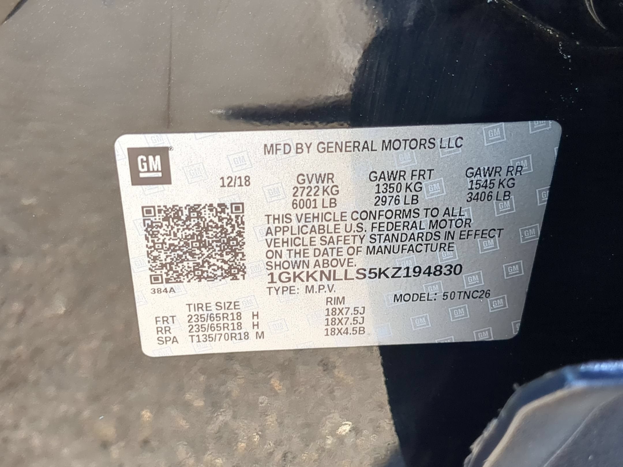 2019 GMC Acadia SLE
