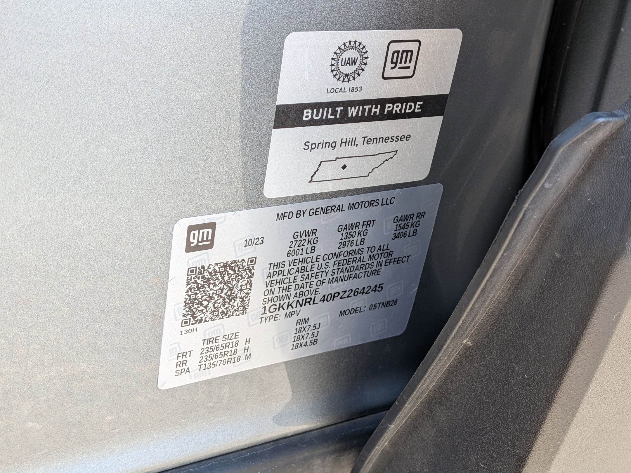 2023 GMC Acadia SLE
