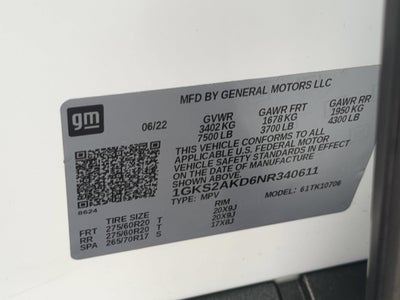 2022 GMC Yukon SLE