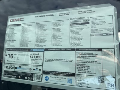 2026 GMC Yukon XL Denali