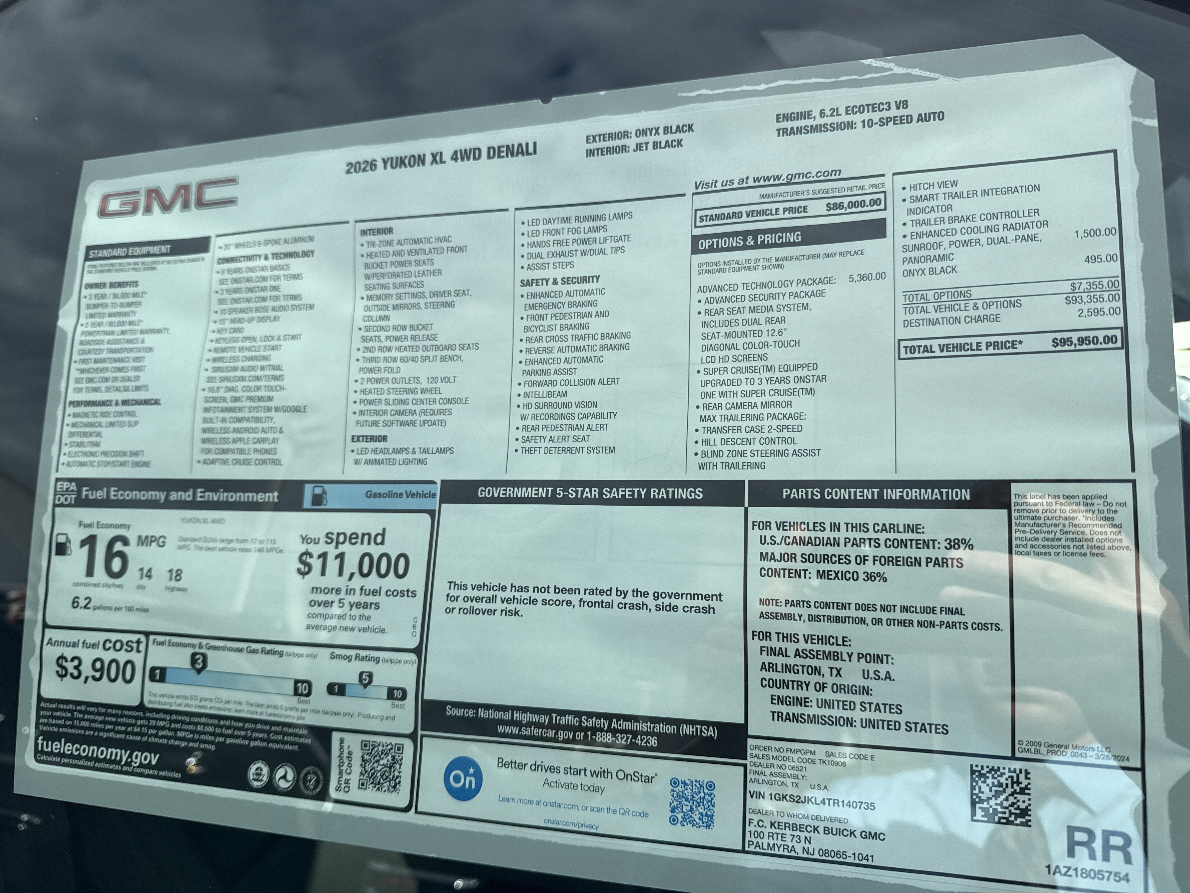 2026 GMC Yukon XL Denali