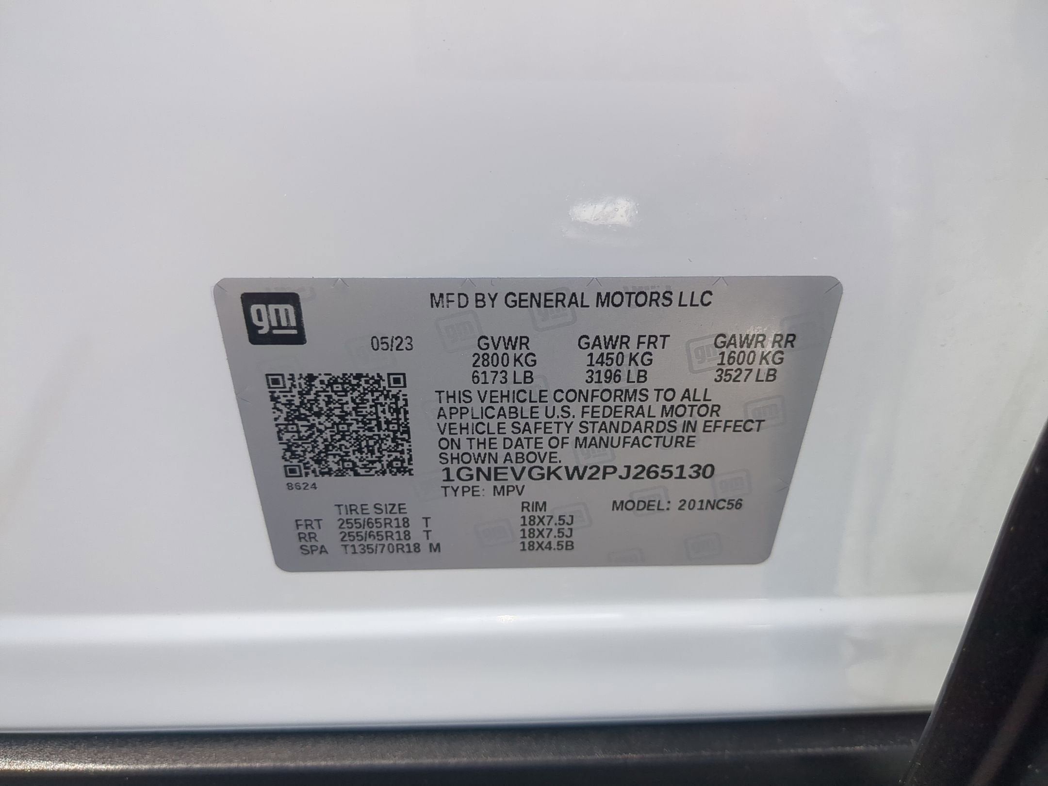 2023 Chevrolet Traverse LT Cloth