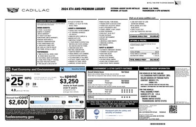 2024 Cadillac XT4 Premium Luxury