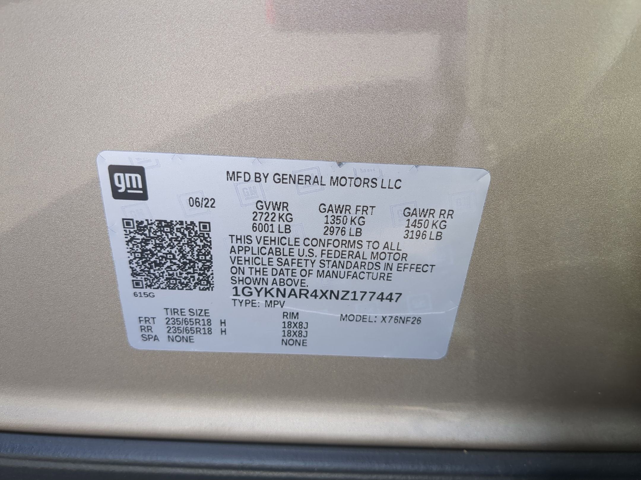 2022 Cadillac XT5 Luxury
