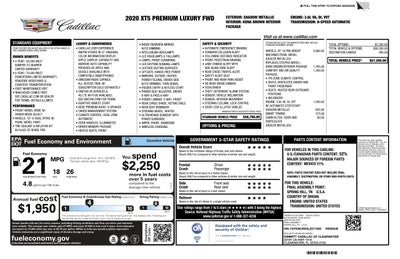 2020 Cadillac XT5 Premium Luxury