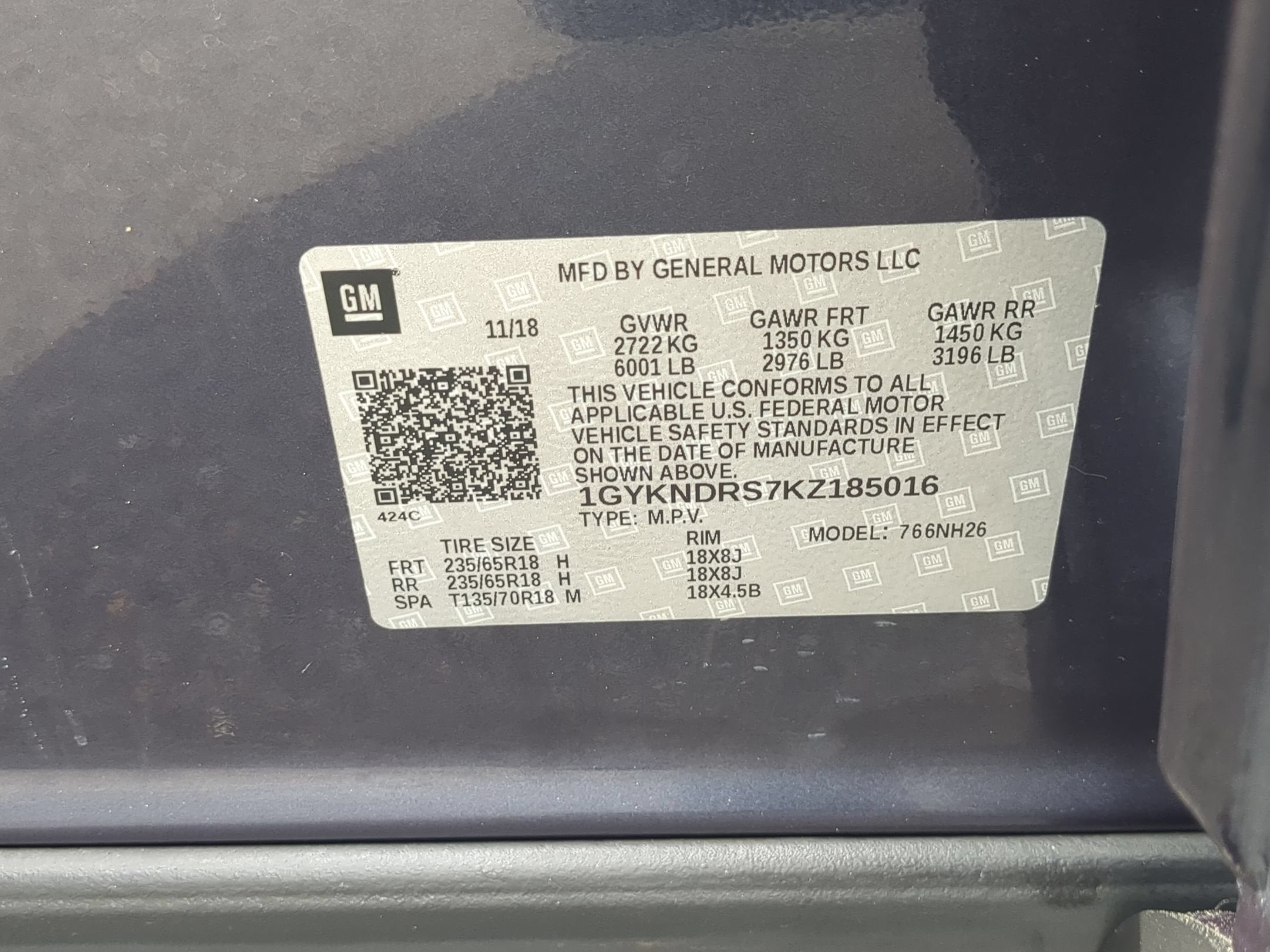 2019 Cadillac XT5 Luxury AWD