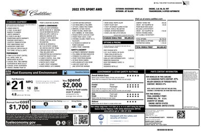 2022 Cadillac XT5 Sport