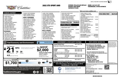 2022 Cadillac XT5 Sport