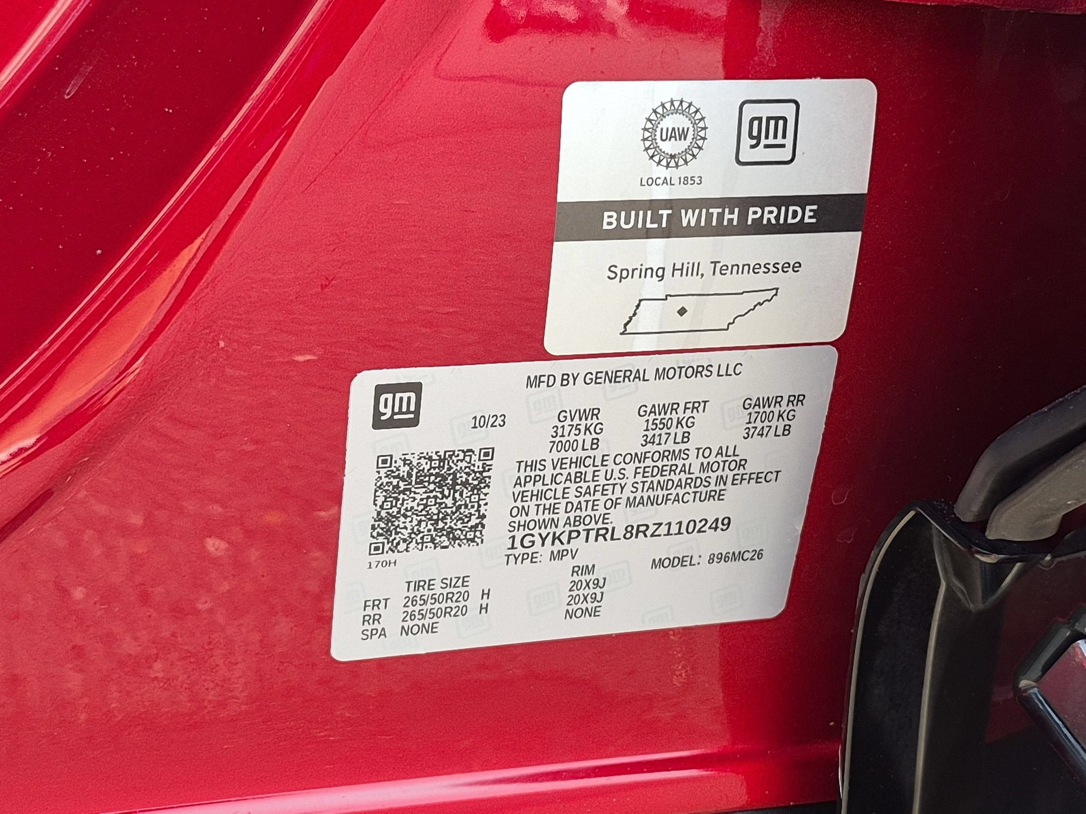 2024 Cadillac LYRIQ Sport 1