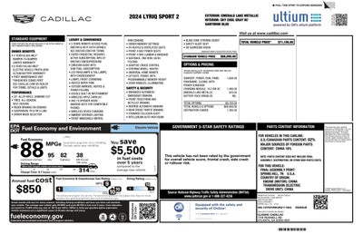 2024 Cadillac LYRIQ Sport 2