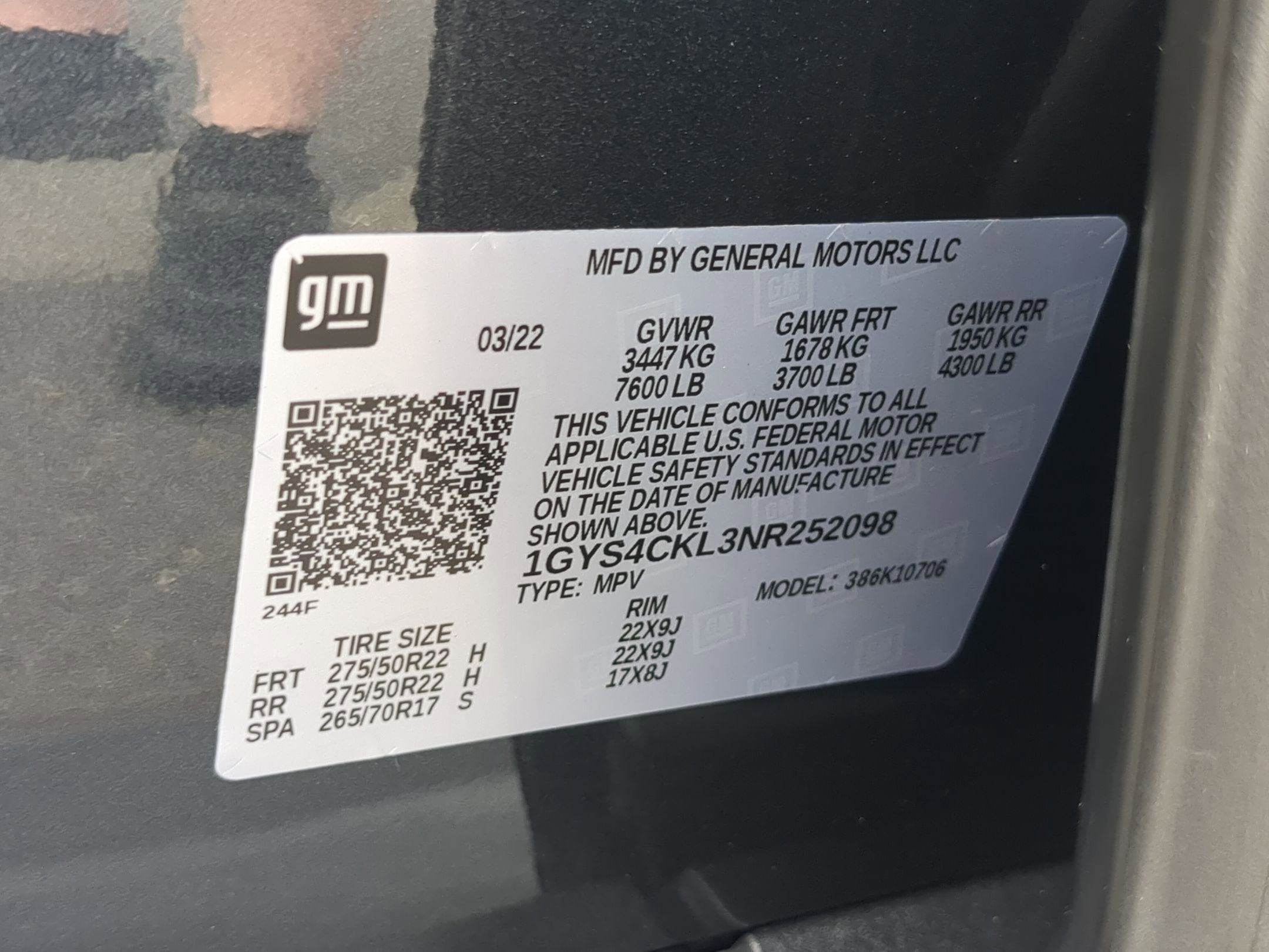 2022 Cadillac Escalade Premium Luxury