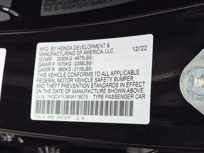 2022 Honda Accord Sport