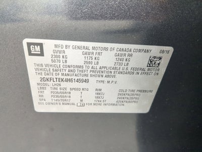 2017 GMC Terrain SLE