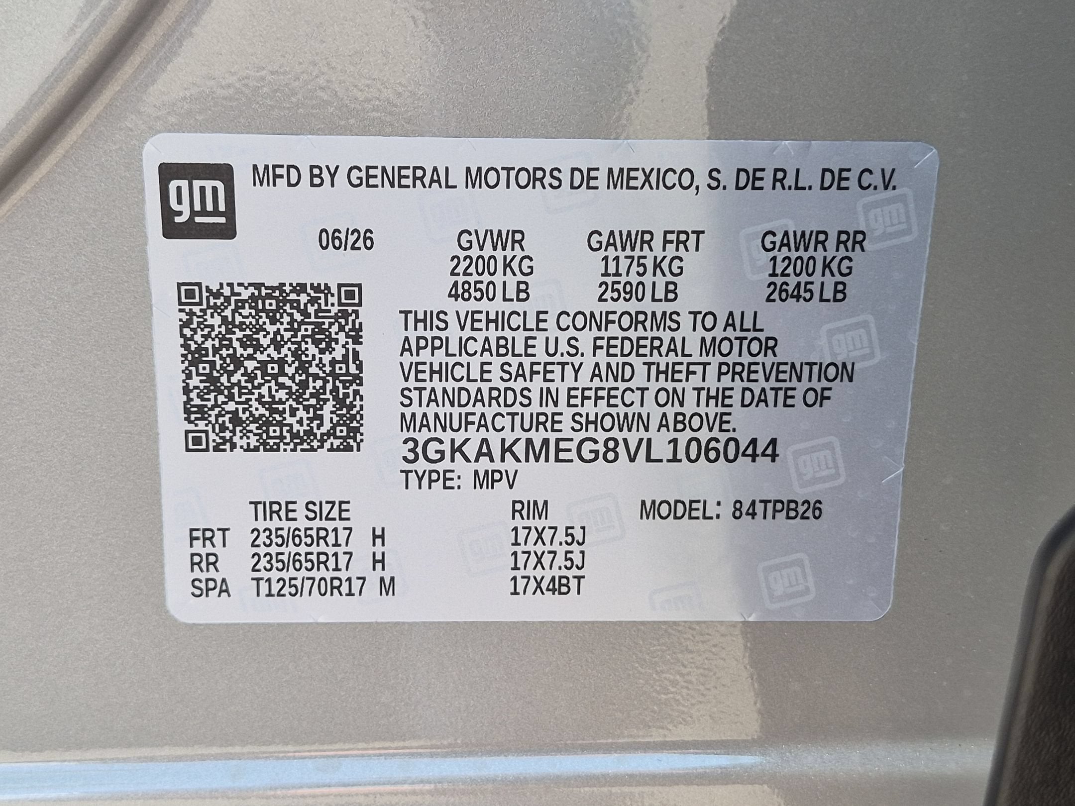 2027 GMC Terrain Elevation