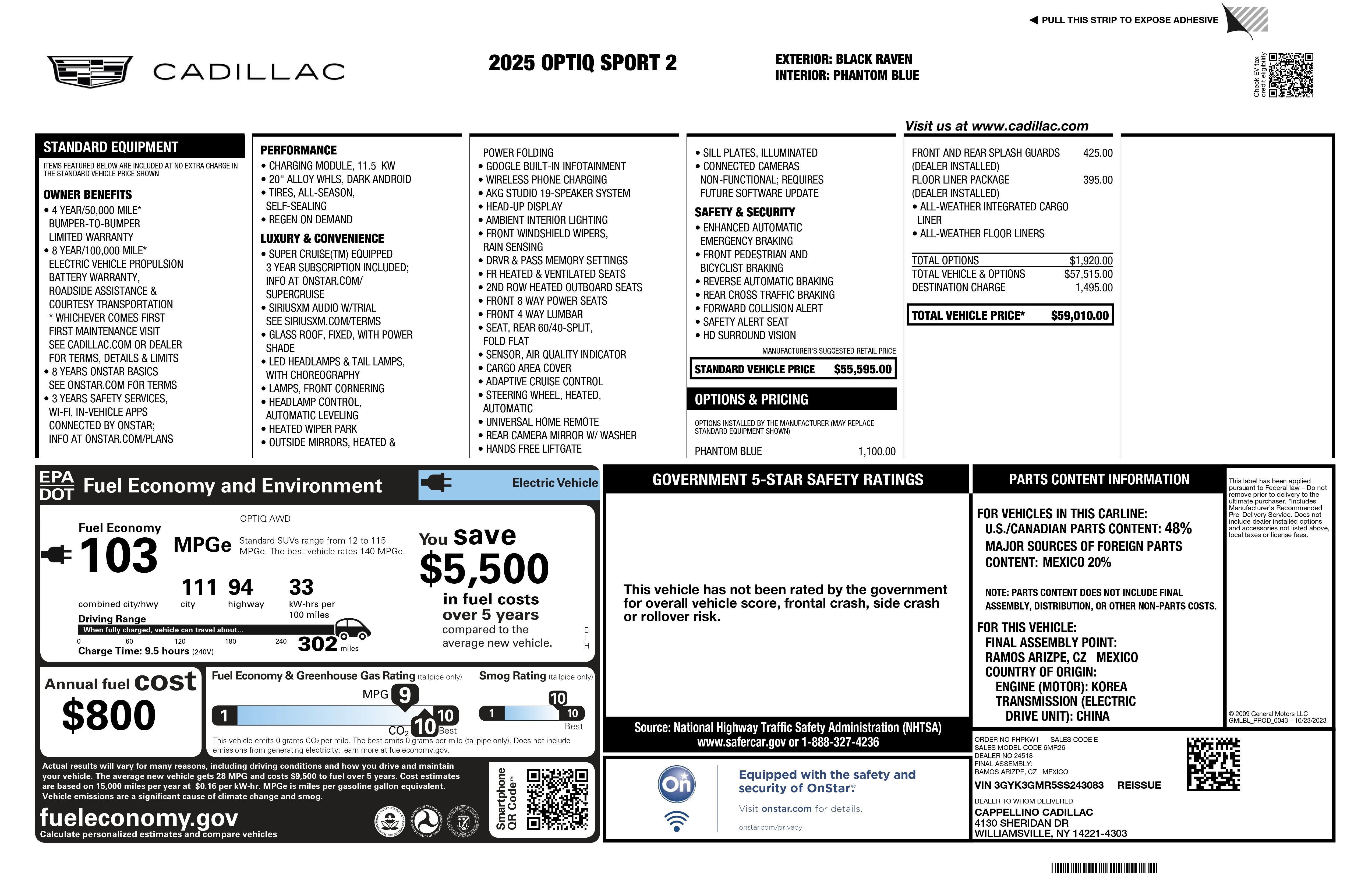 2025 Cadillac OPTIQ Sport 2