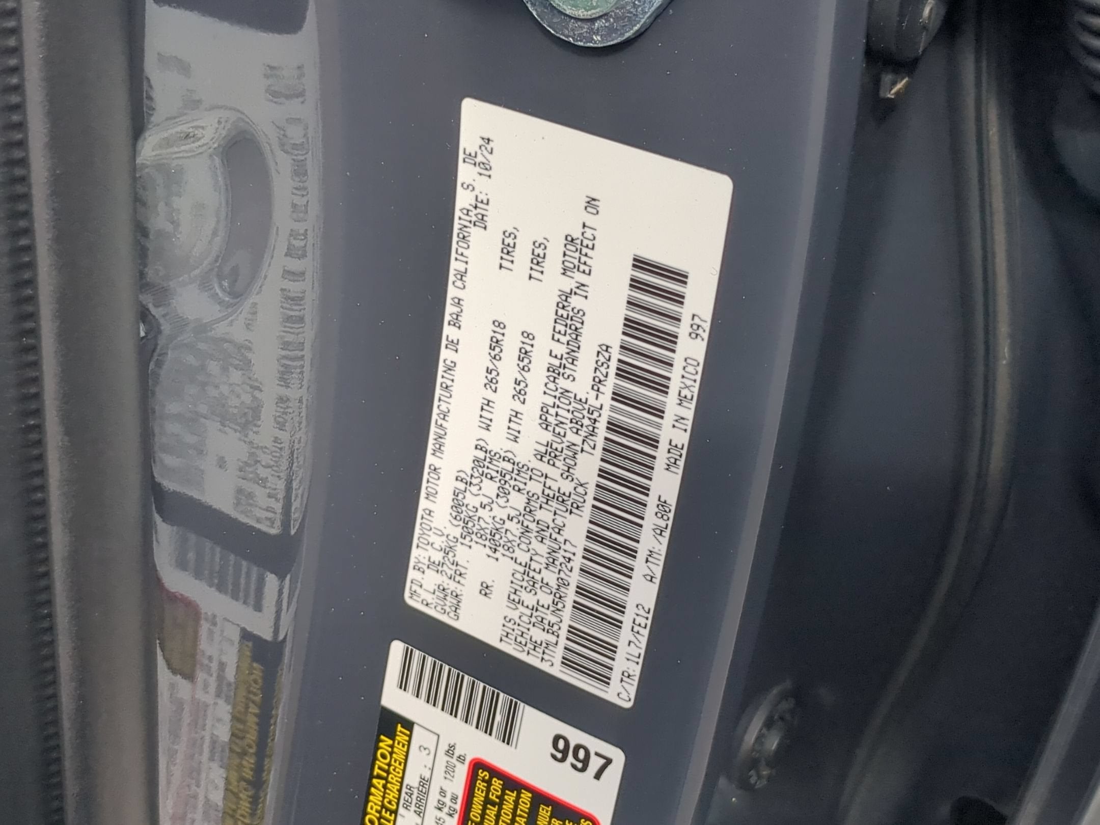 2024 Toyota Tacoma TRD Sport