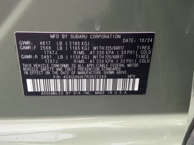2024 Subaru Crosstrek Wilderness