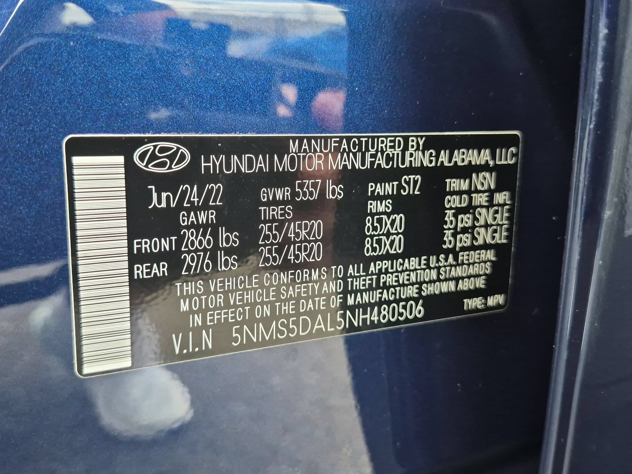 2022 Hyundai Santa Fe Calligraphy