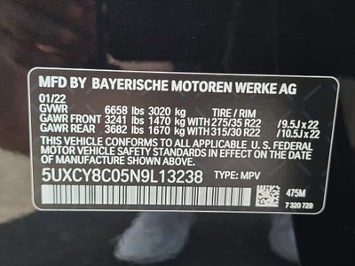 2022 BMW X6 M50i