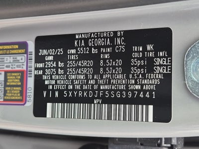 2025 Kia Sorento X-Line SX