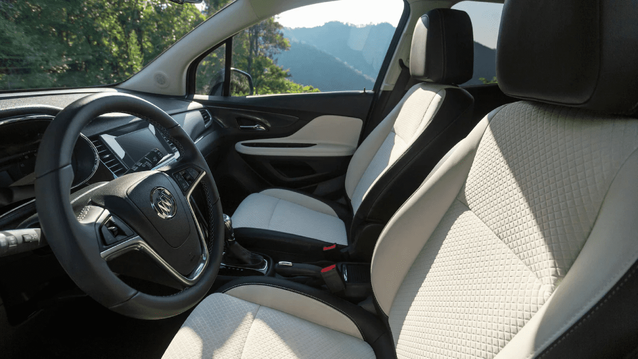 Front seats of the 2022 Buick Encore
